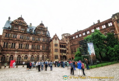 Heidelberg Castle courtyard